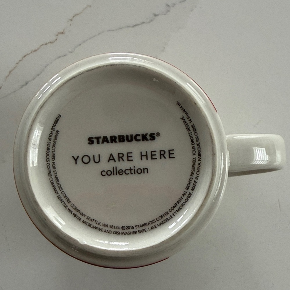 Starbucks ‘You are Here’ Collectors Mug- Montréal Skyline Mug - Red and White - Picture 2 of 7